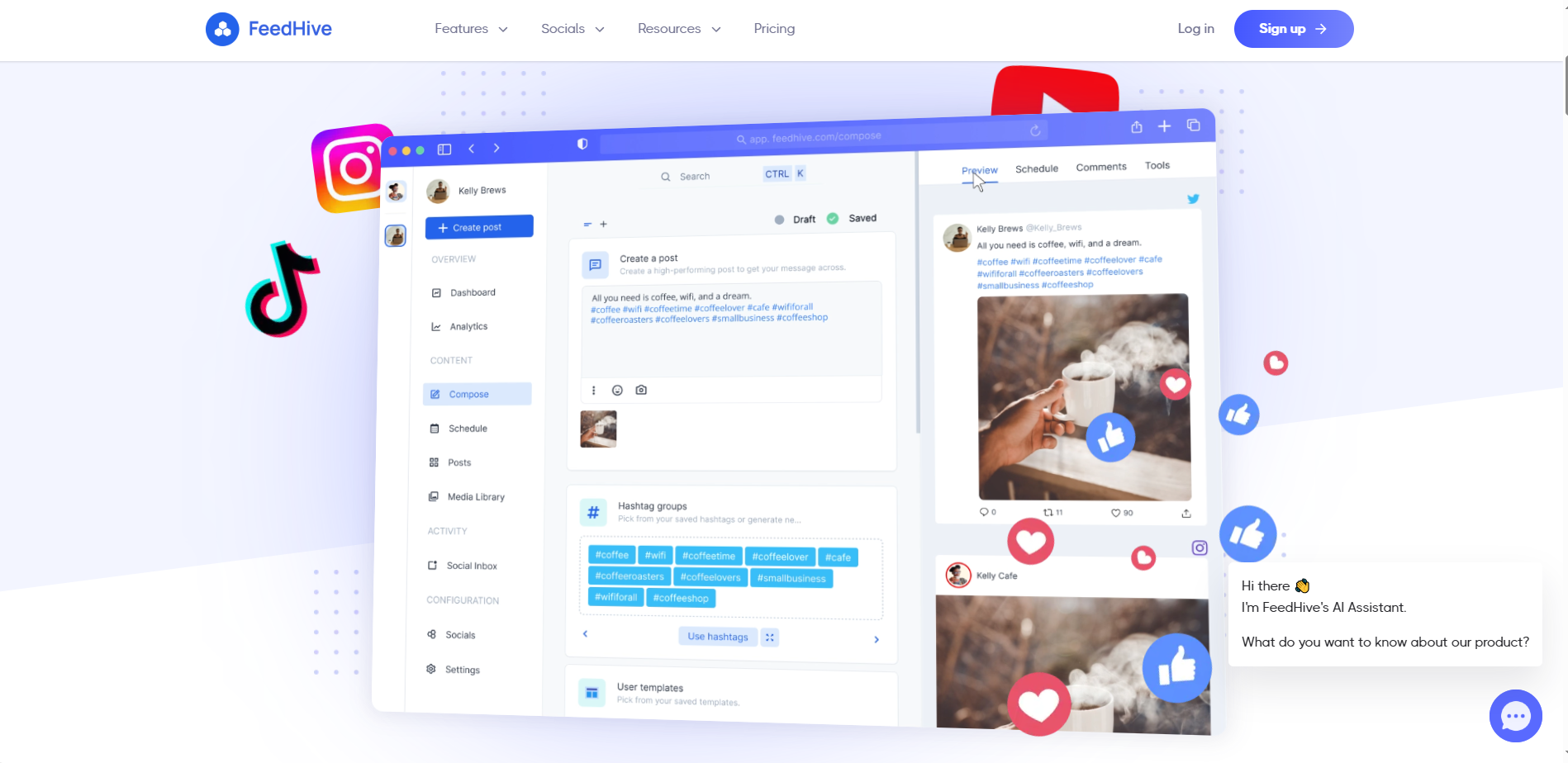 How to Earn $3,500+/Month as an AI-Powered Social Media Manager Using FeedHive