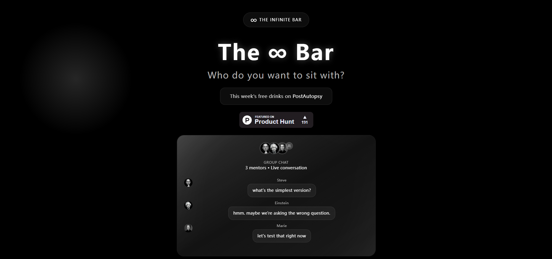The ∞ Bar