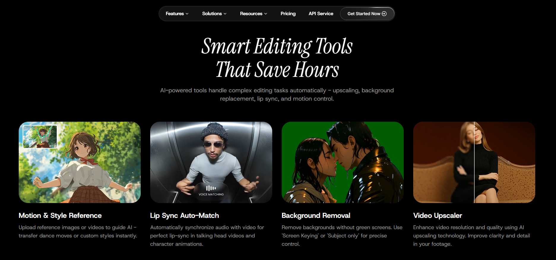 DomoAI image-to-video animation before and after