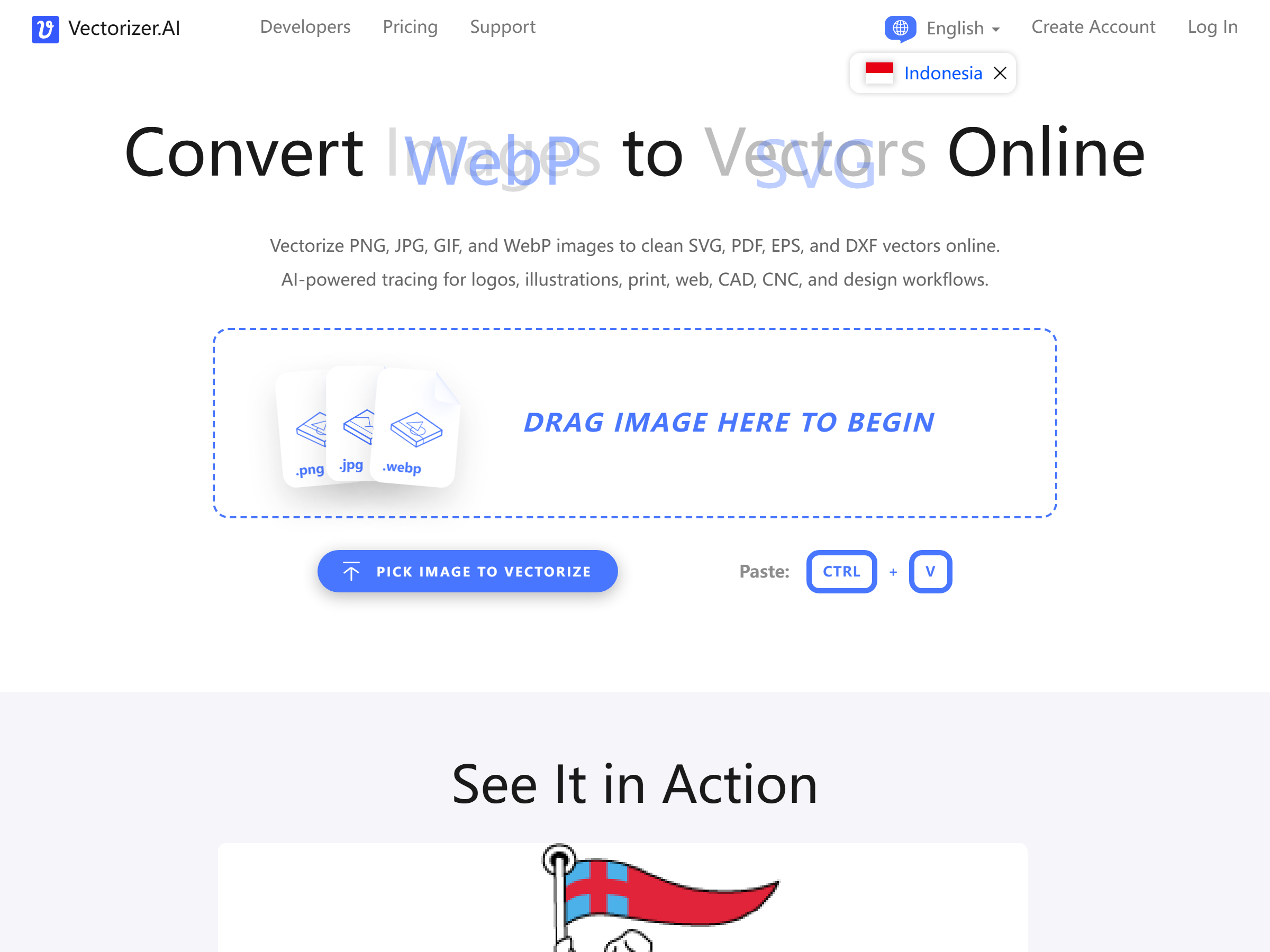 Vectorizer.AI Official Site