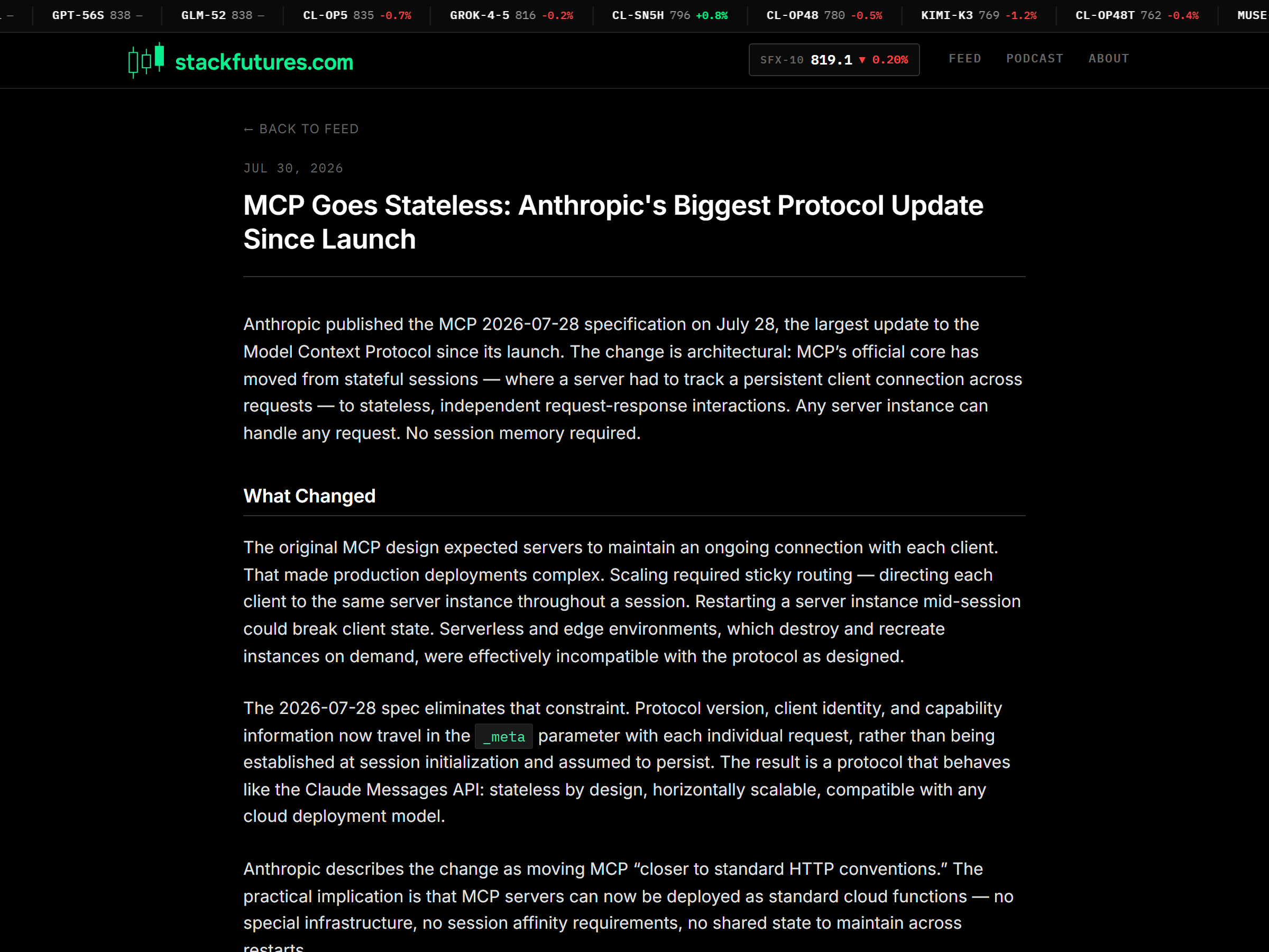 Stack Futures - MCP Goes Stateless
