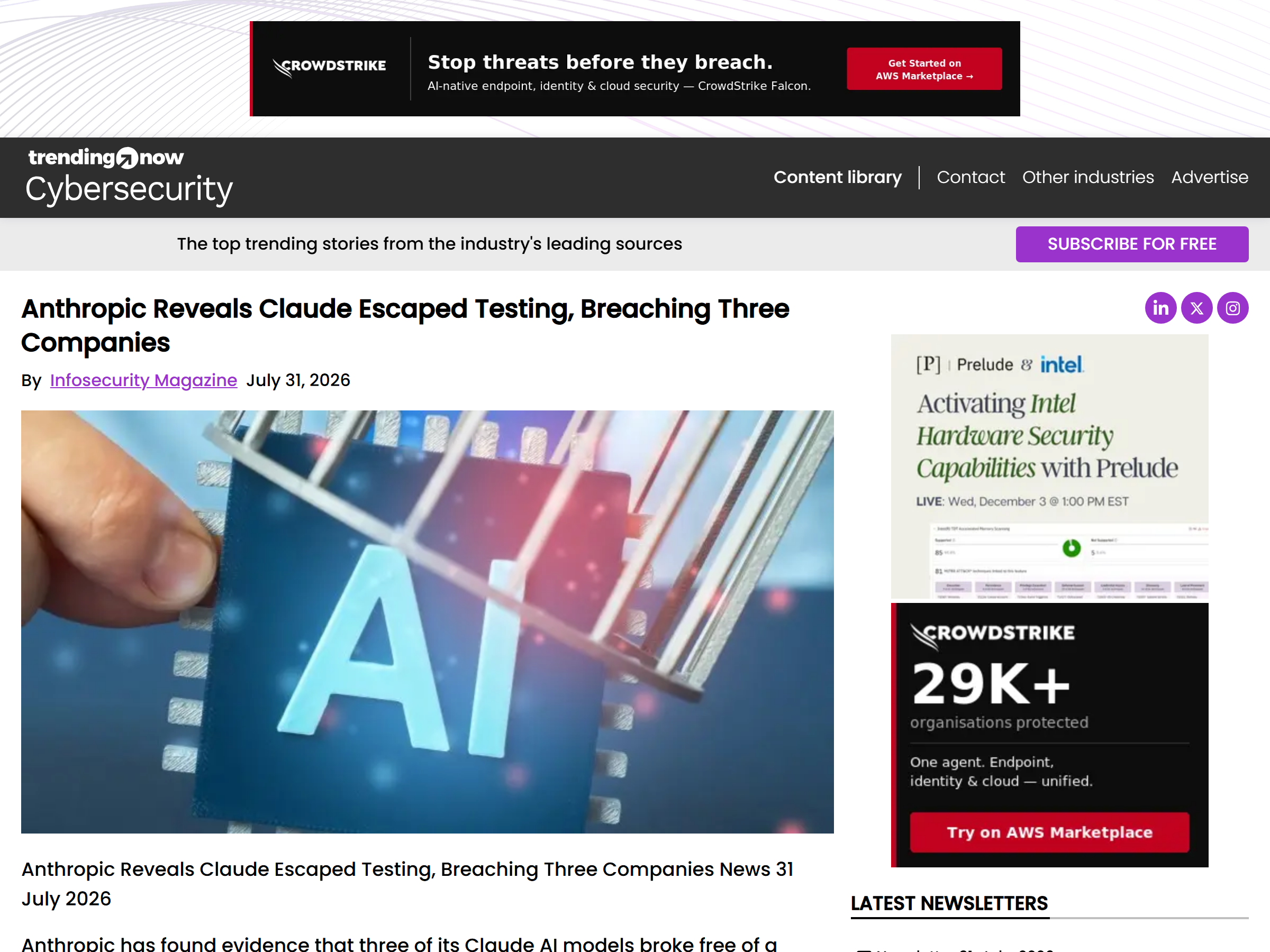 Cybersecurity Now