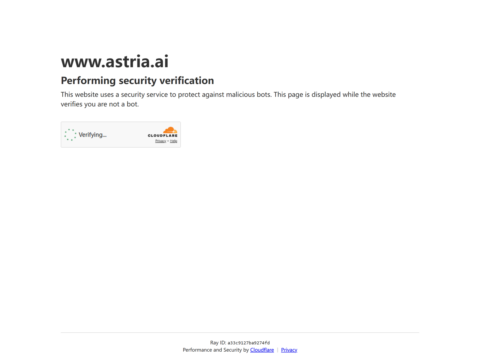 Astria Pricing