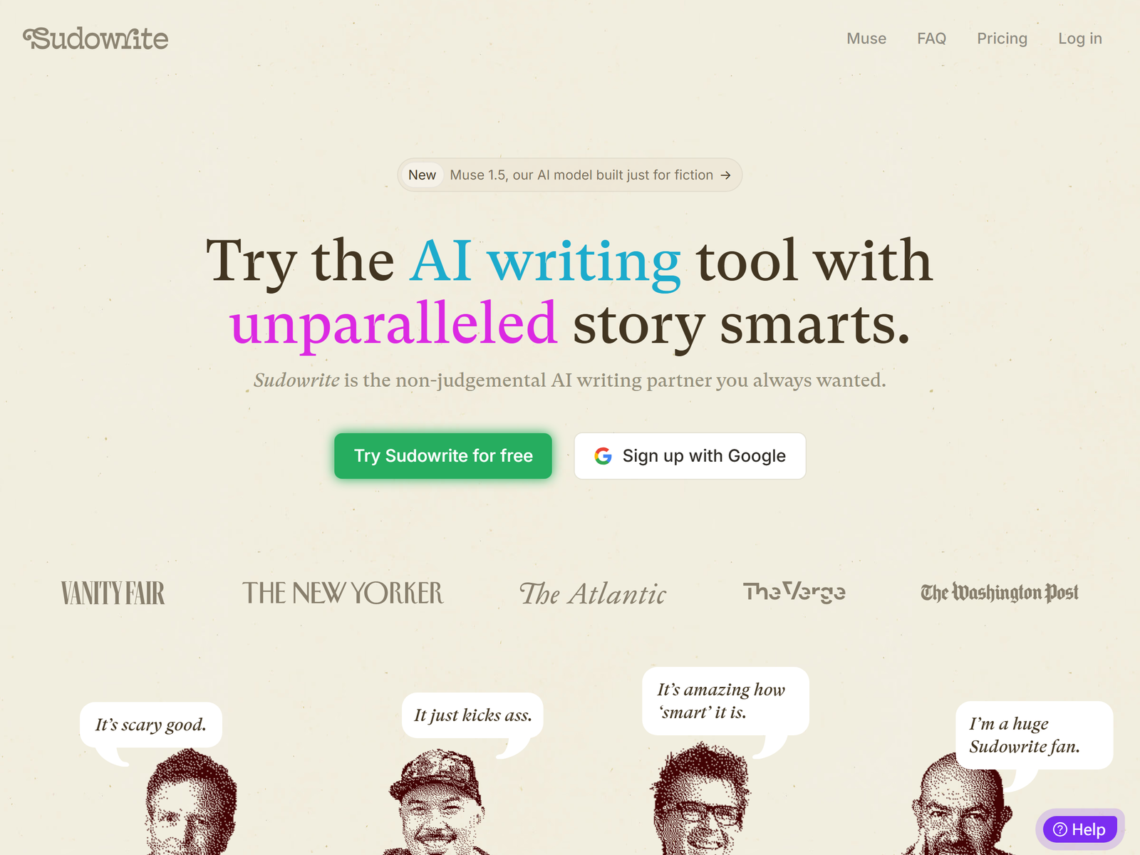 Sudowrite AI Fiction Writing