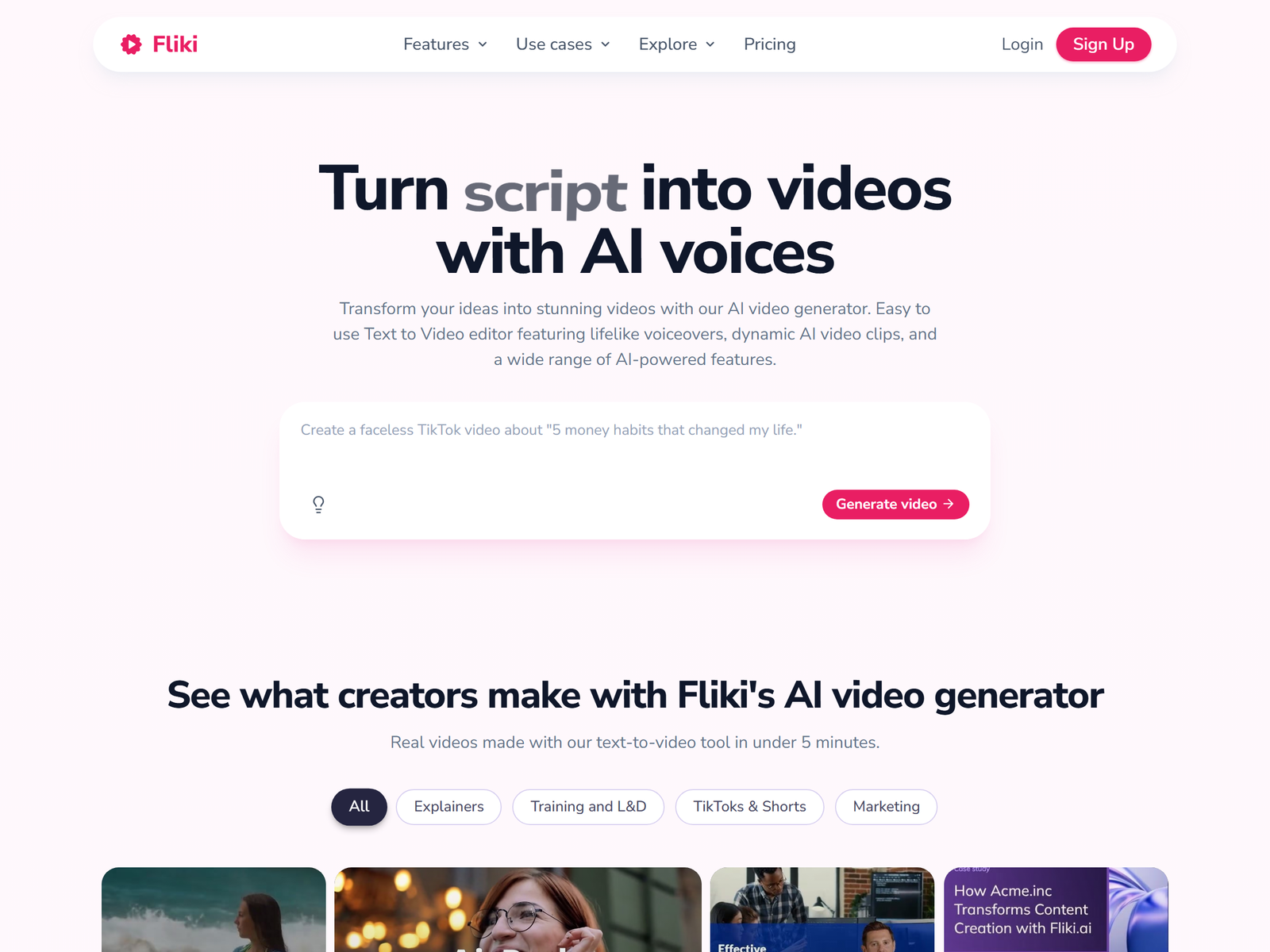 Fliki AI Text to Video