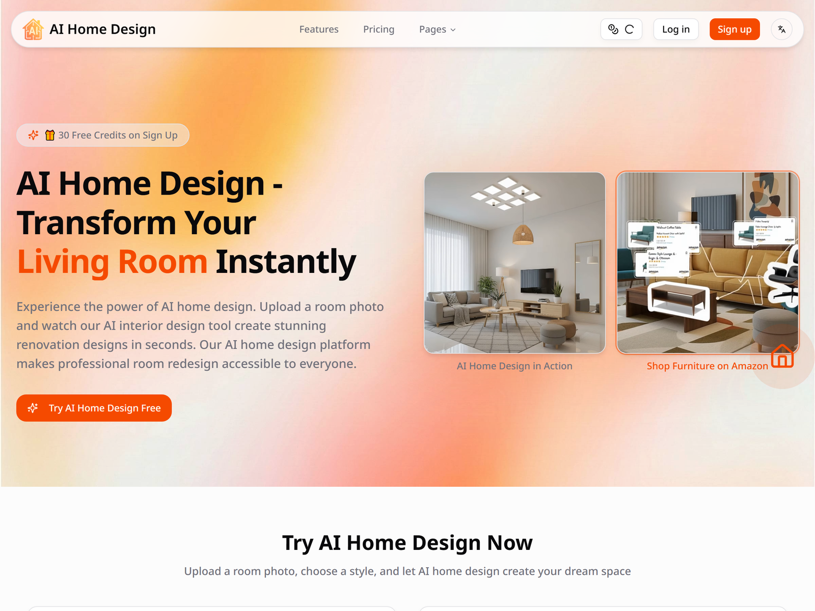 AI Home Design Interior Tool