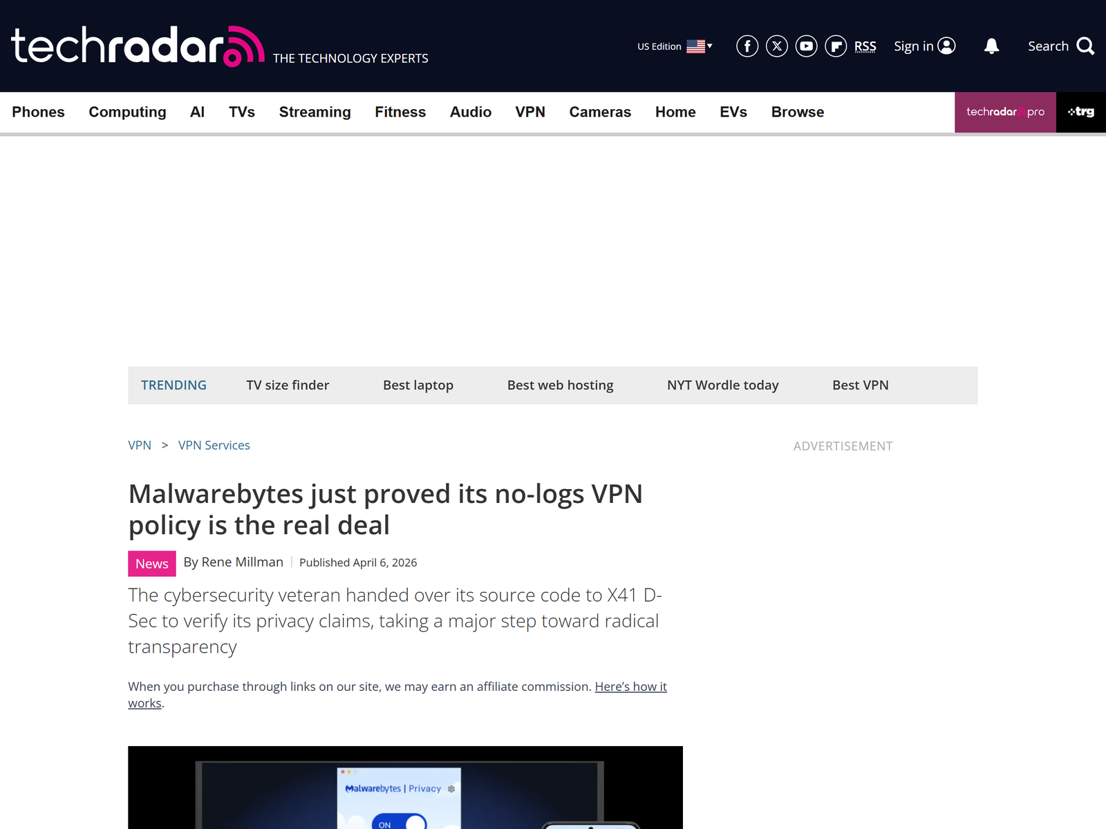 TechRadar coverage of the X41 D-Sec audit