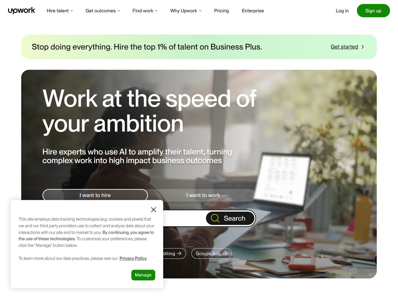 Upwork freelance marketplace