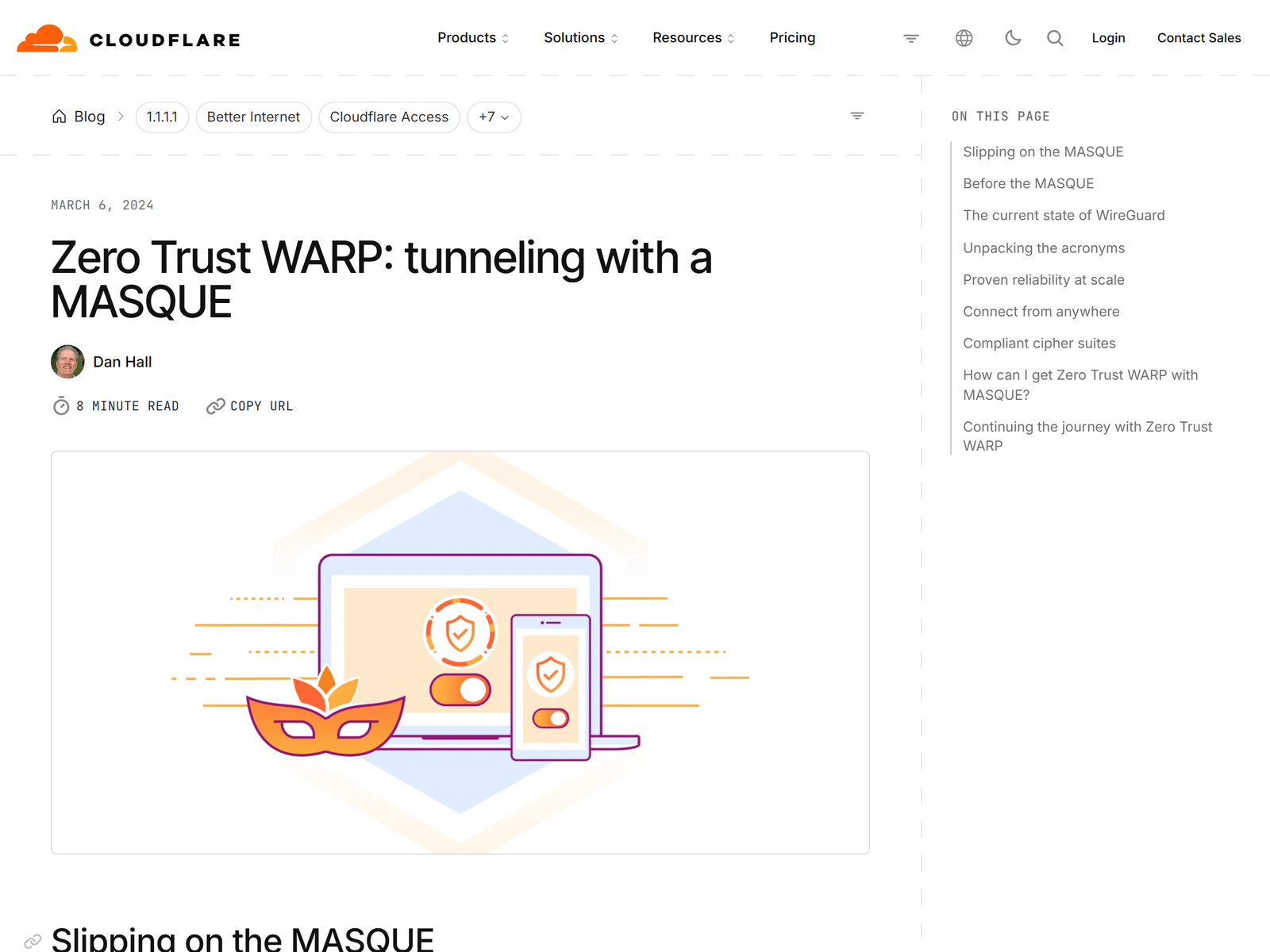 Cloudflare blog: WARP with MASQUE
