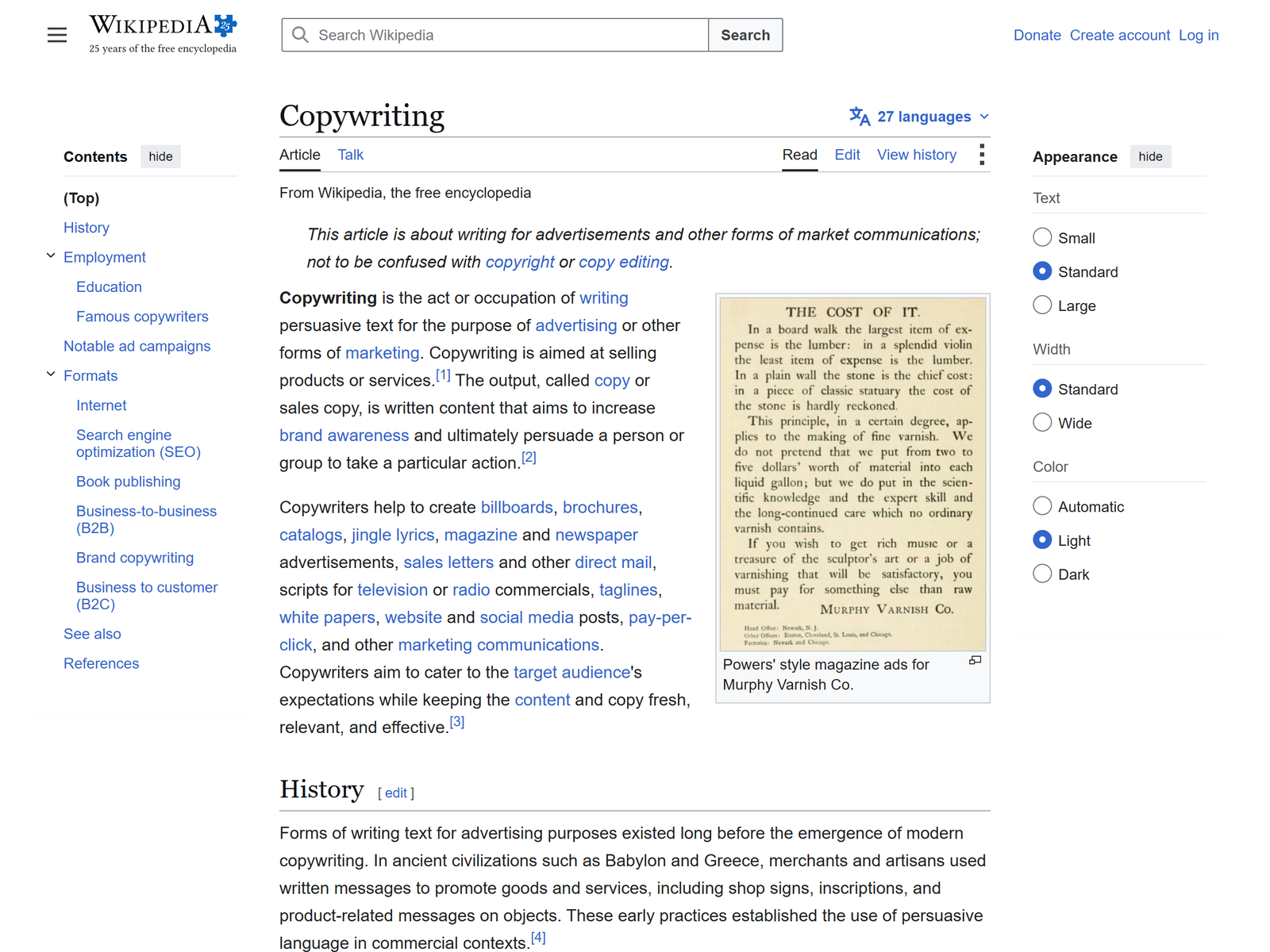 Copywriting Overview