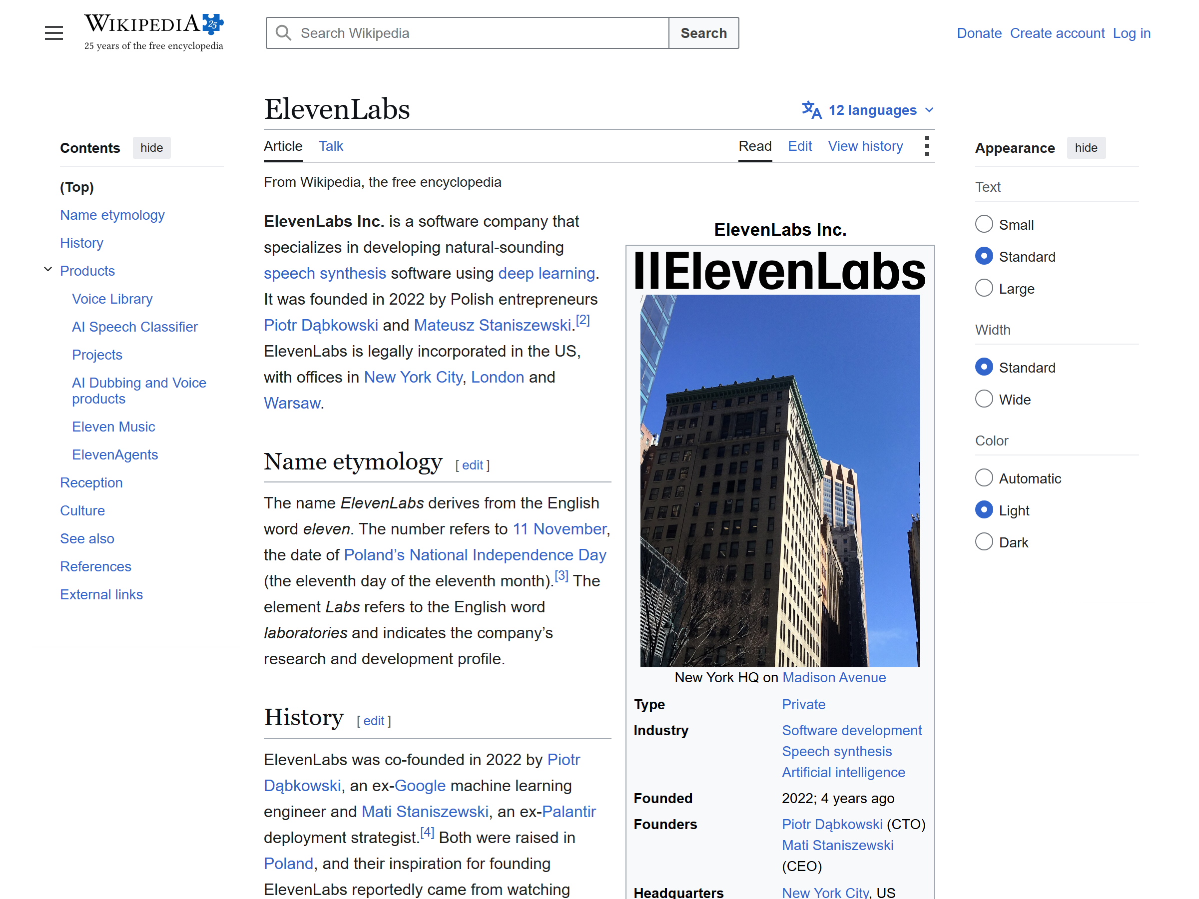 ElevenLabs Company Overview