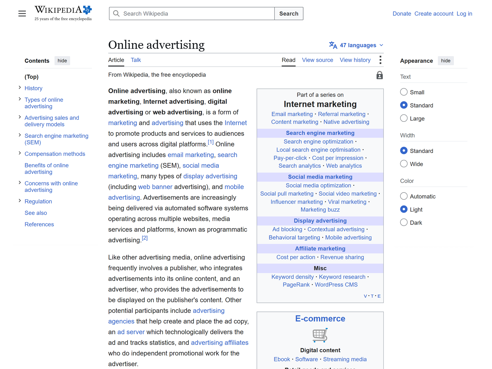 Online Advertising Overview