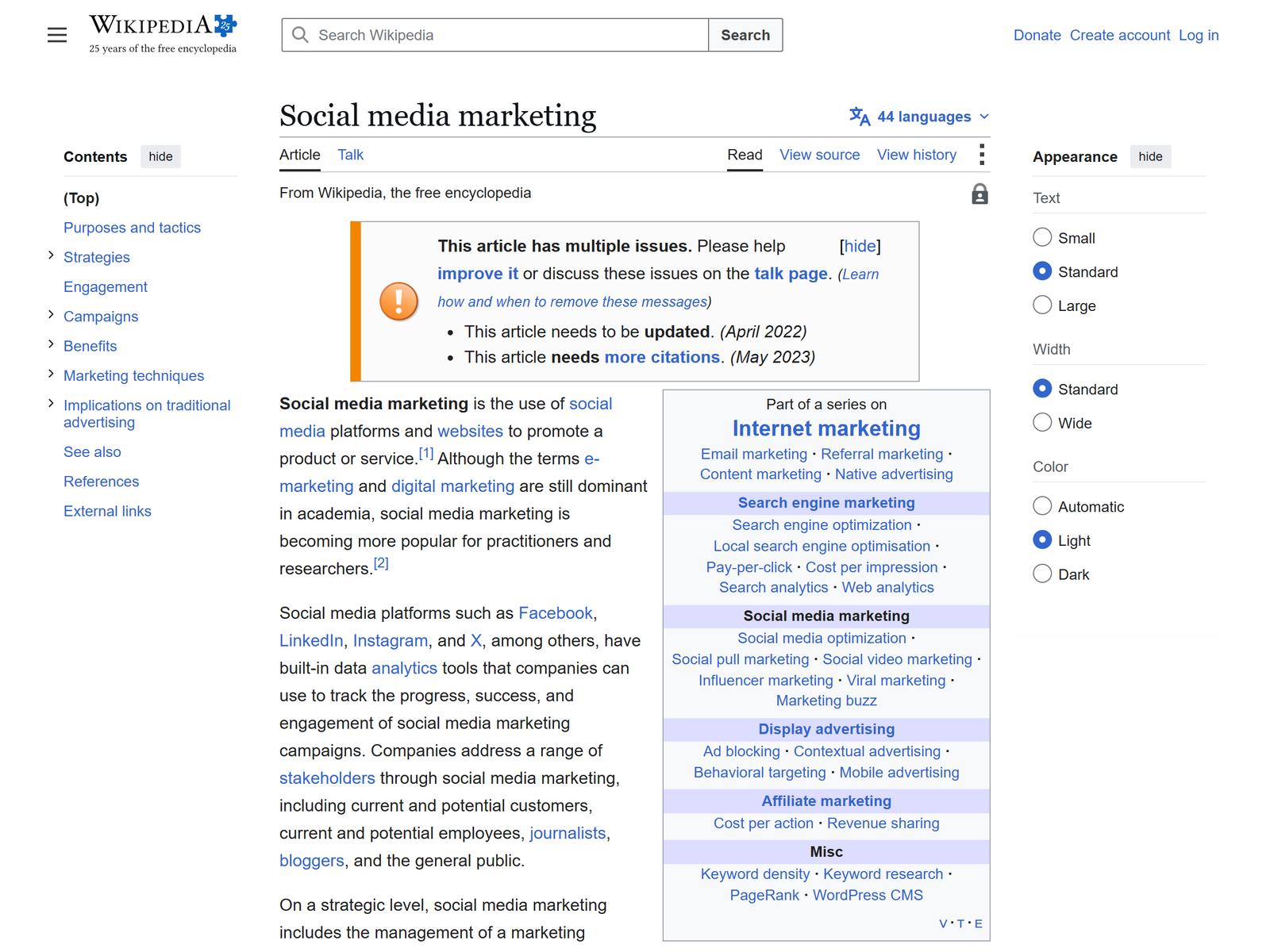 Social Media Marketing Overview