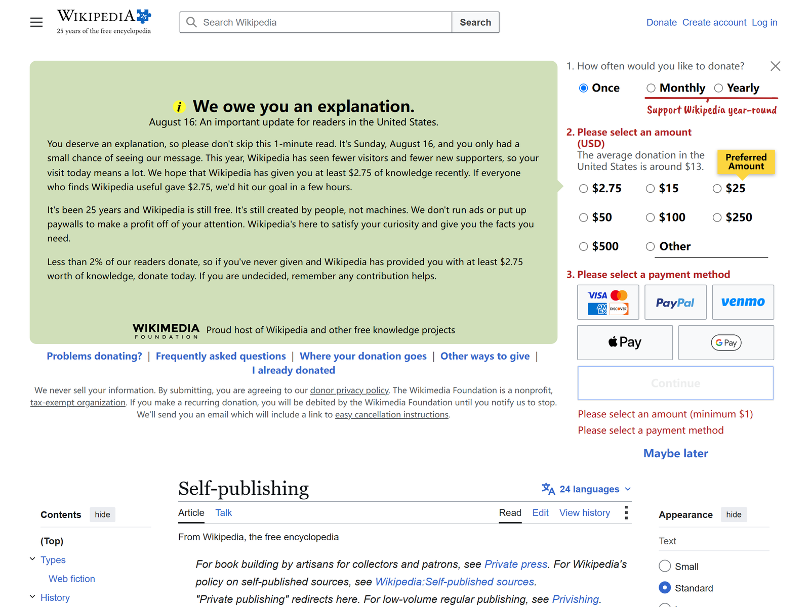 Self-Publishing Overview