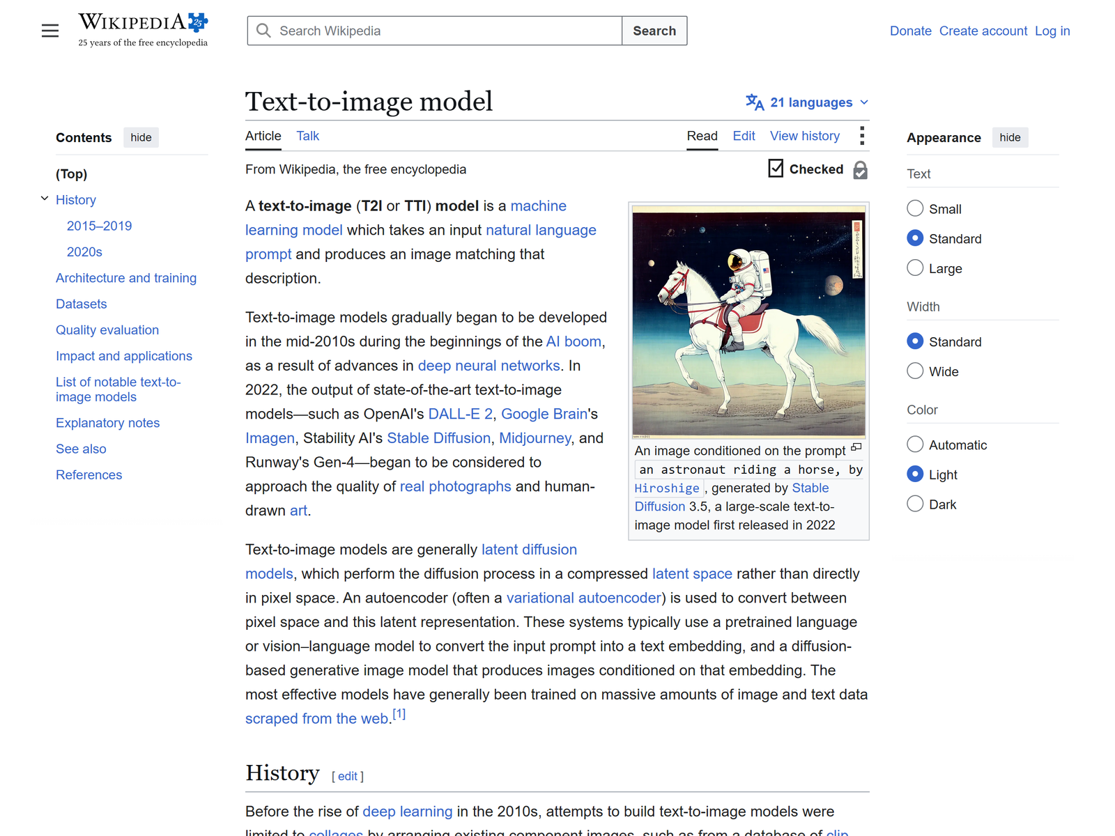 Text-to-Image Model Overview