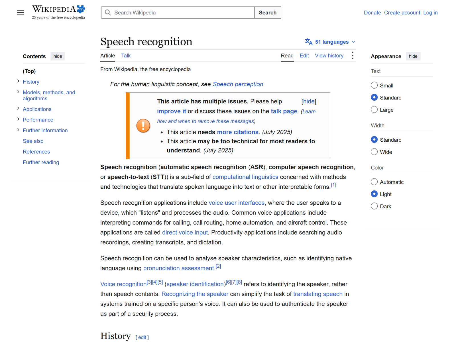Speech Recognition Overview