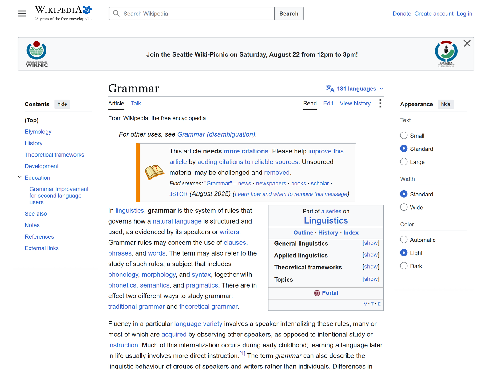 Grammar Overview