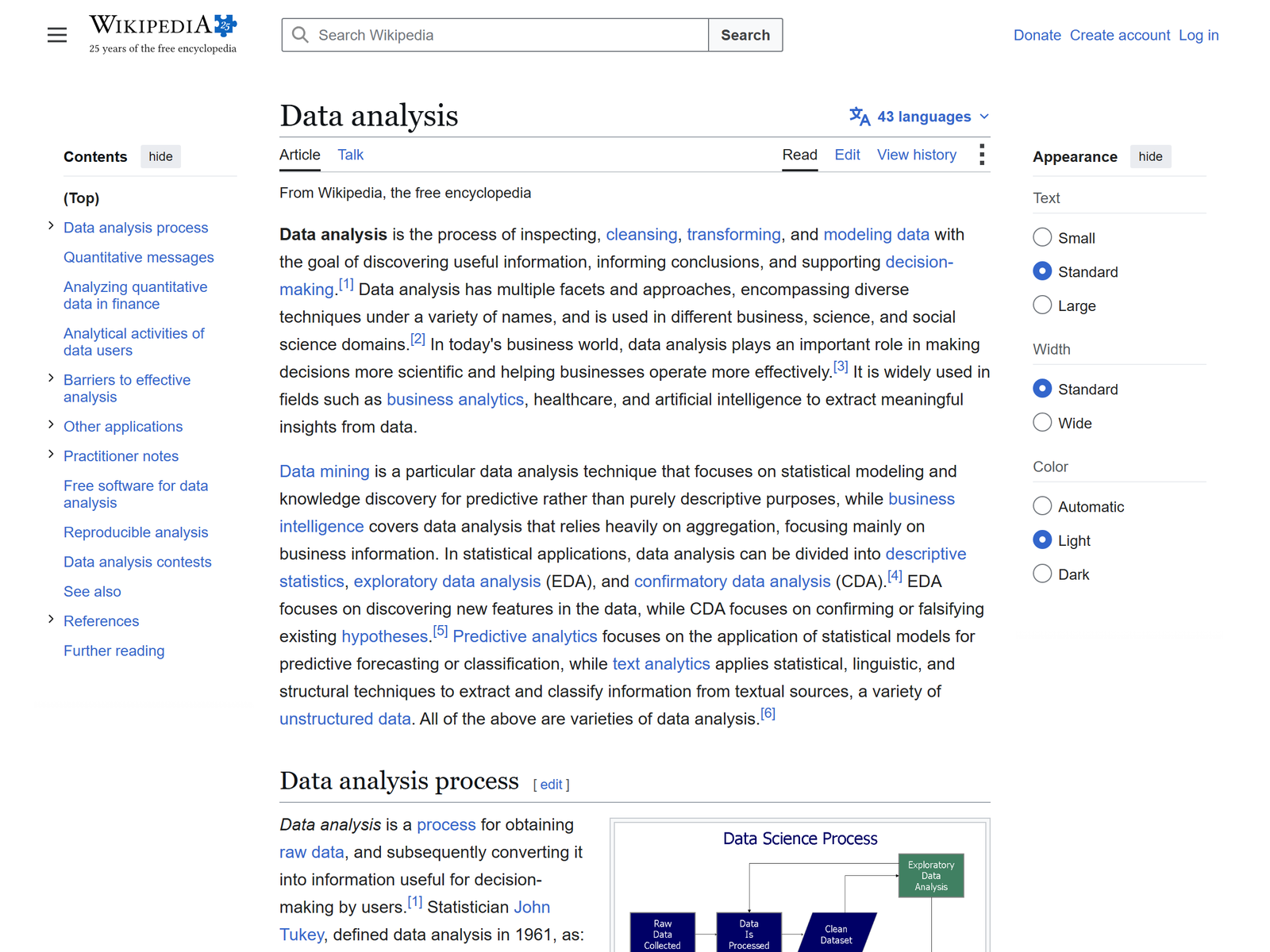 Data Analysis Overview