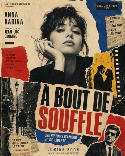 Preview of prompt 345 - French New Wave Torn-Paper Film Poster