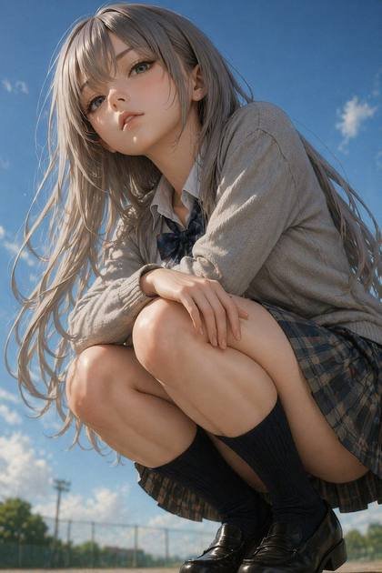 Preview of prompt 31 - Anime-Style Photoreal Portrait
