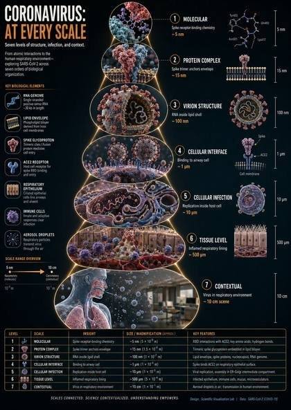 Preview of prompt 380 - Coronavirus Scale Infographic