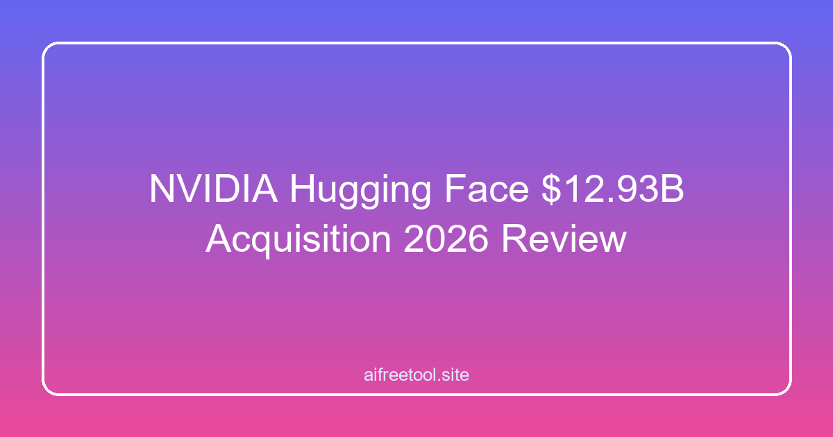 NVIDIA Hugging Face $12.93B Acquisition 2026 Review