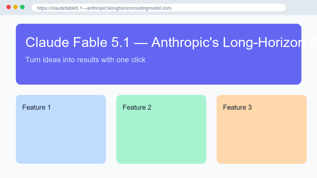 Claude Fable 5.1 — Anthropic's Long-Horizon Coding Model
