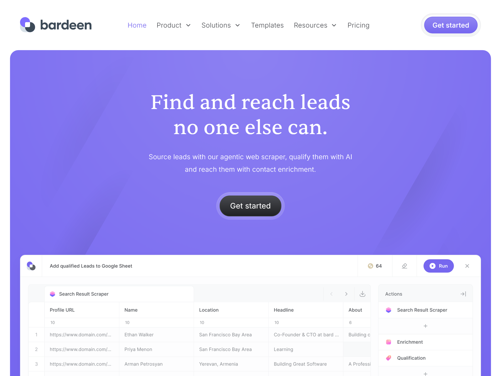 Bardeen official site