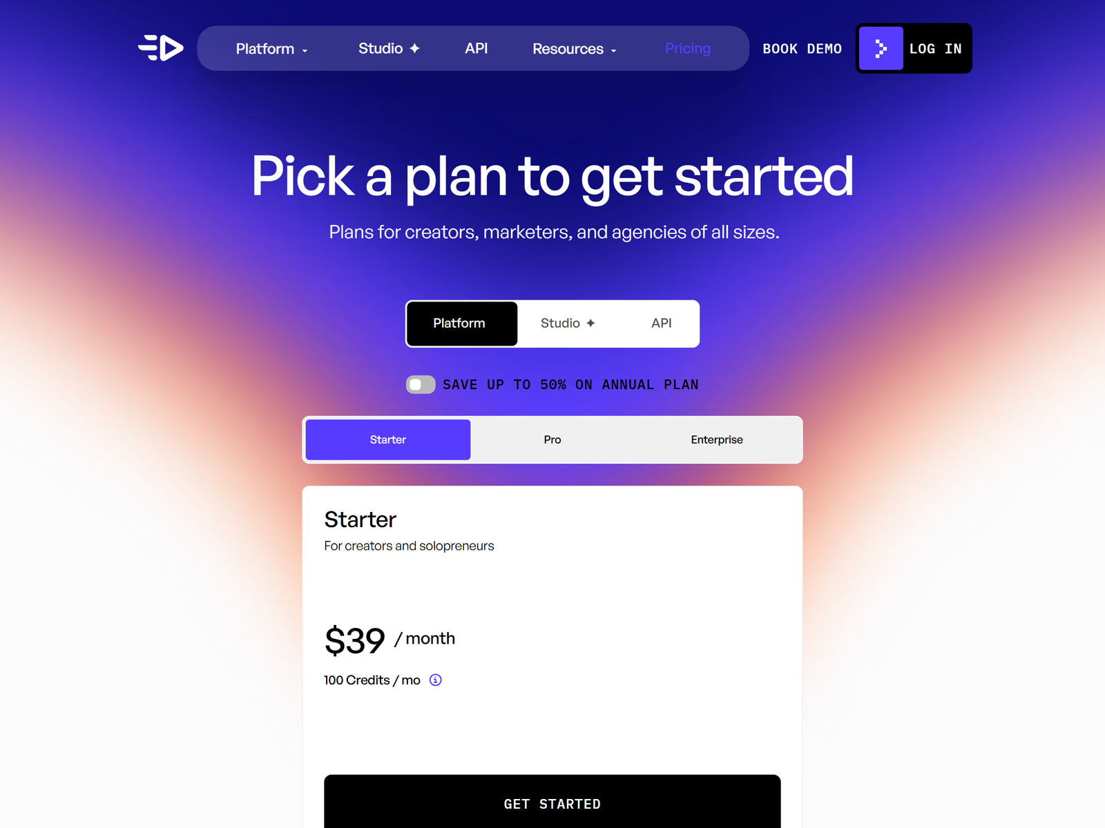Creatify pricing