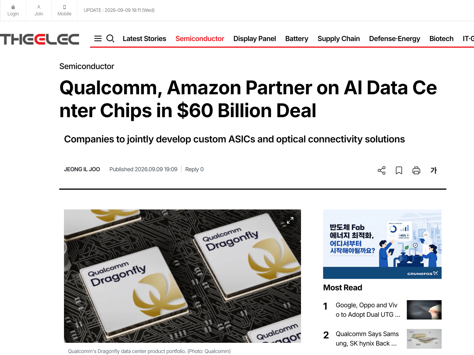 The ELEC Qualcomm Amazon Chip Partnership