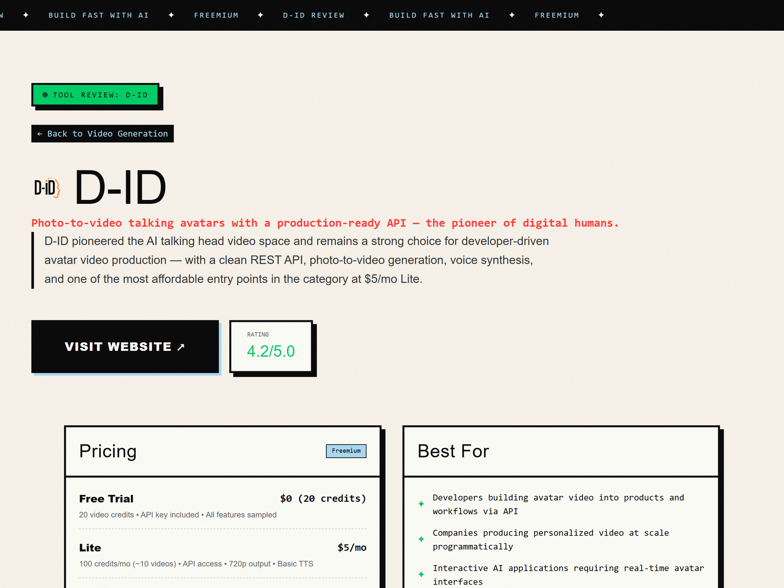 D-ID Review 2026