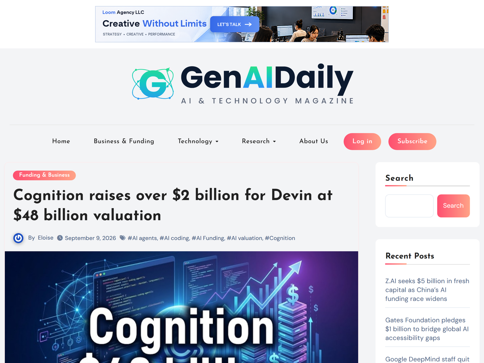GenAI Daily funding analysis