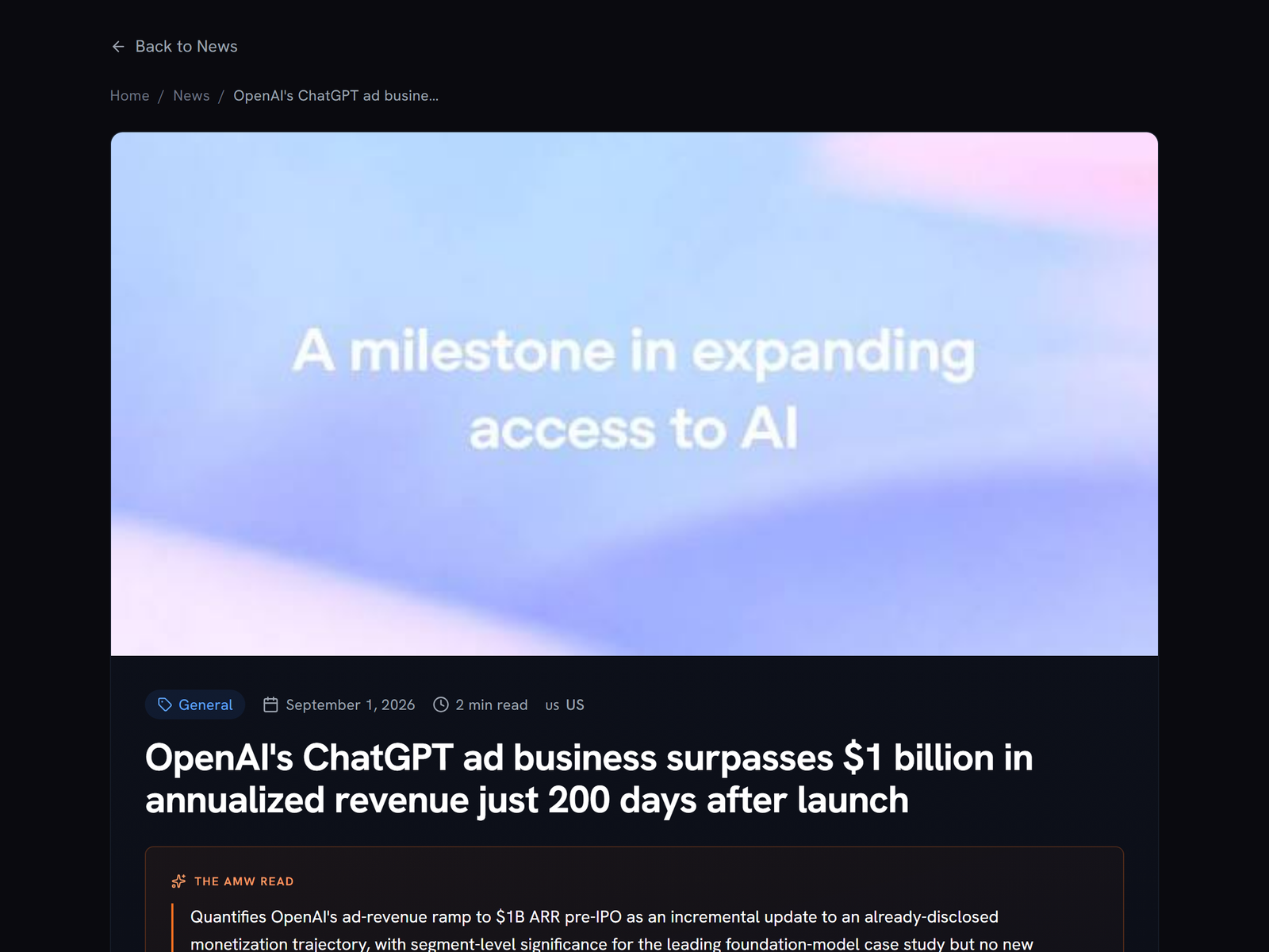 AI Market Watch