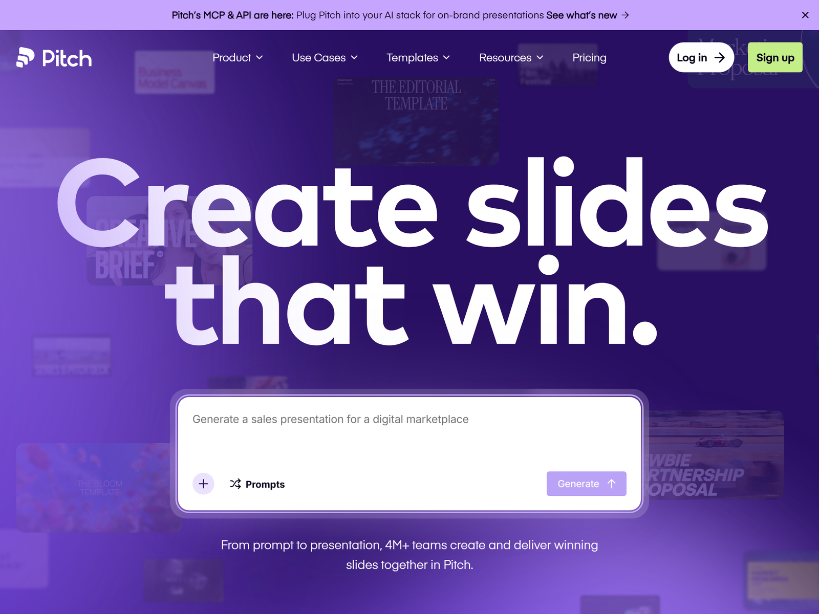 Pitch official site