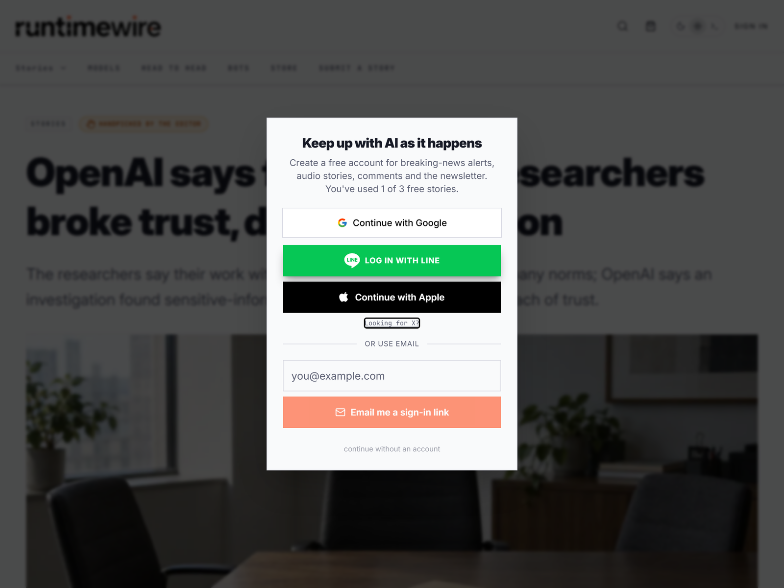 RuntimeWire Trust Dispute Report