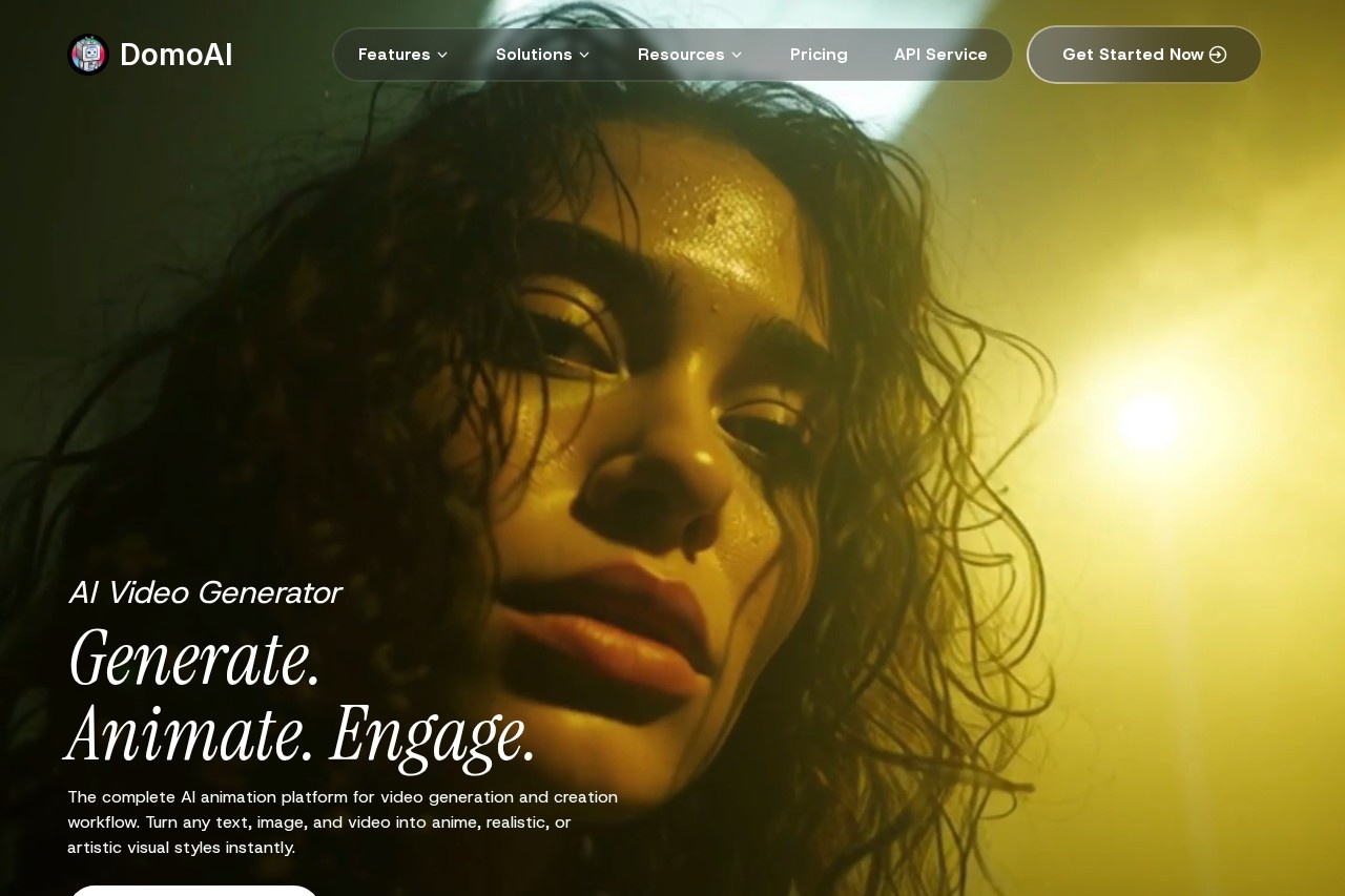 DomoAI video-to-video anime style transfer example