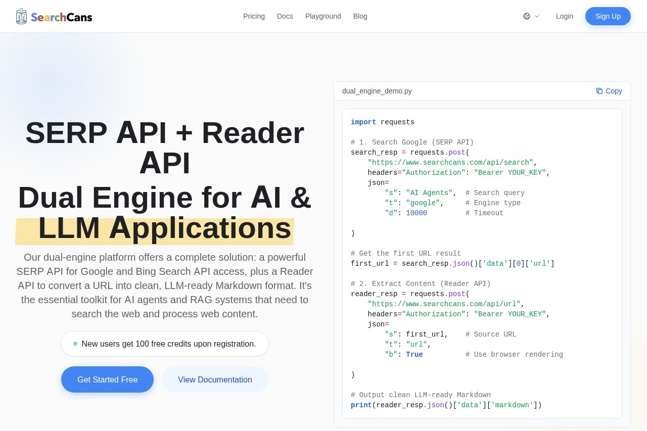 SearchCans + Nbot.ai: Launch AI Research Intel Freelance for Marketers & Investors