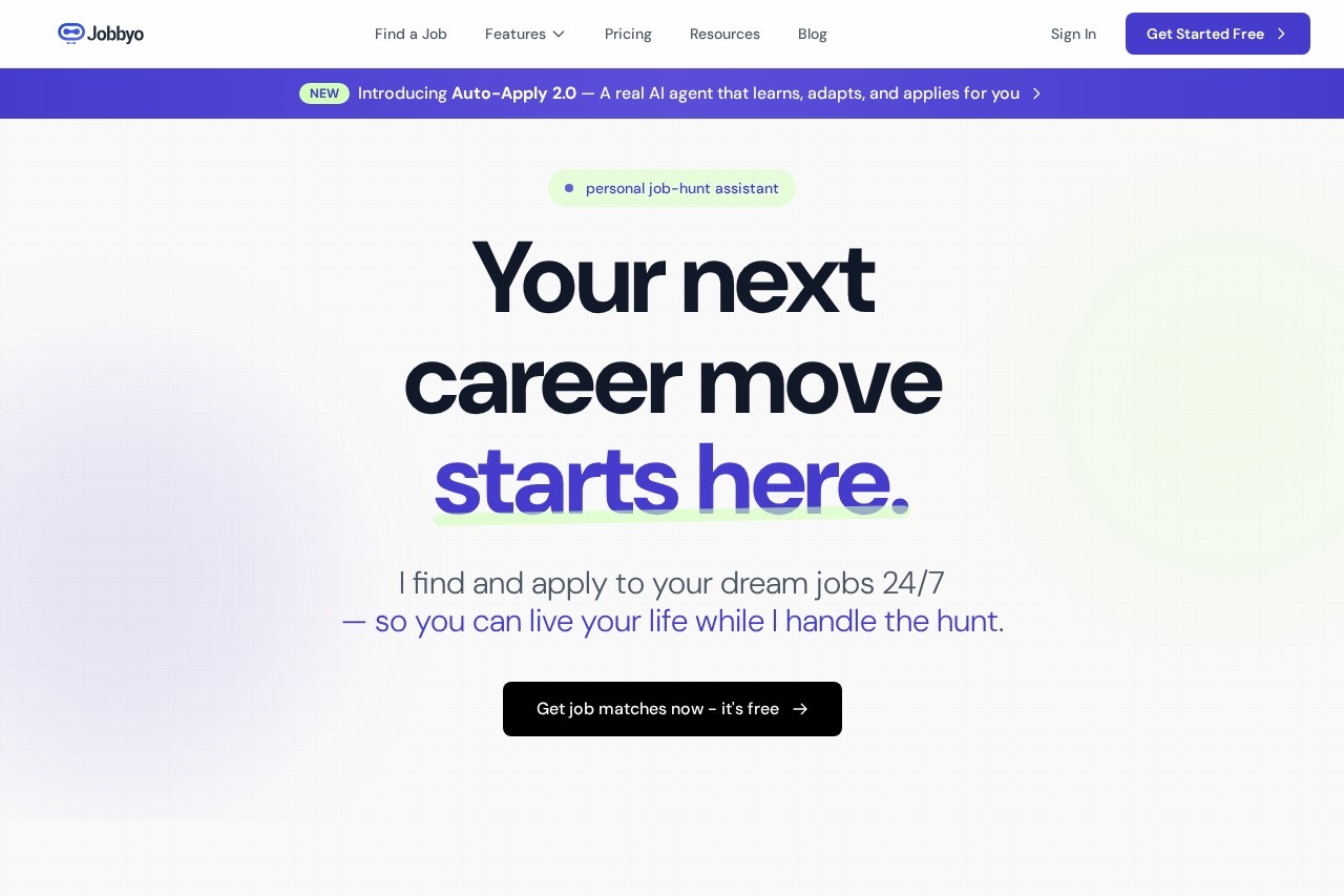 Jobbyo - AI-Powered Job Search & Career Tools