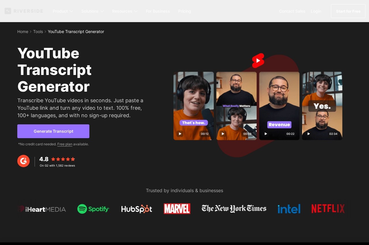 YouTube Transcript Generator