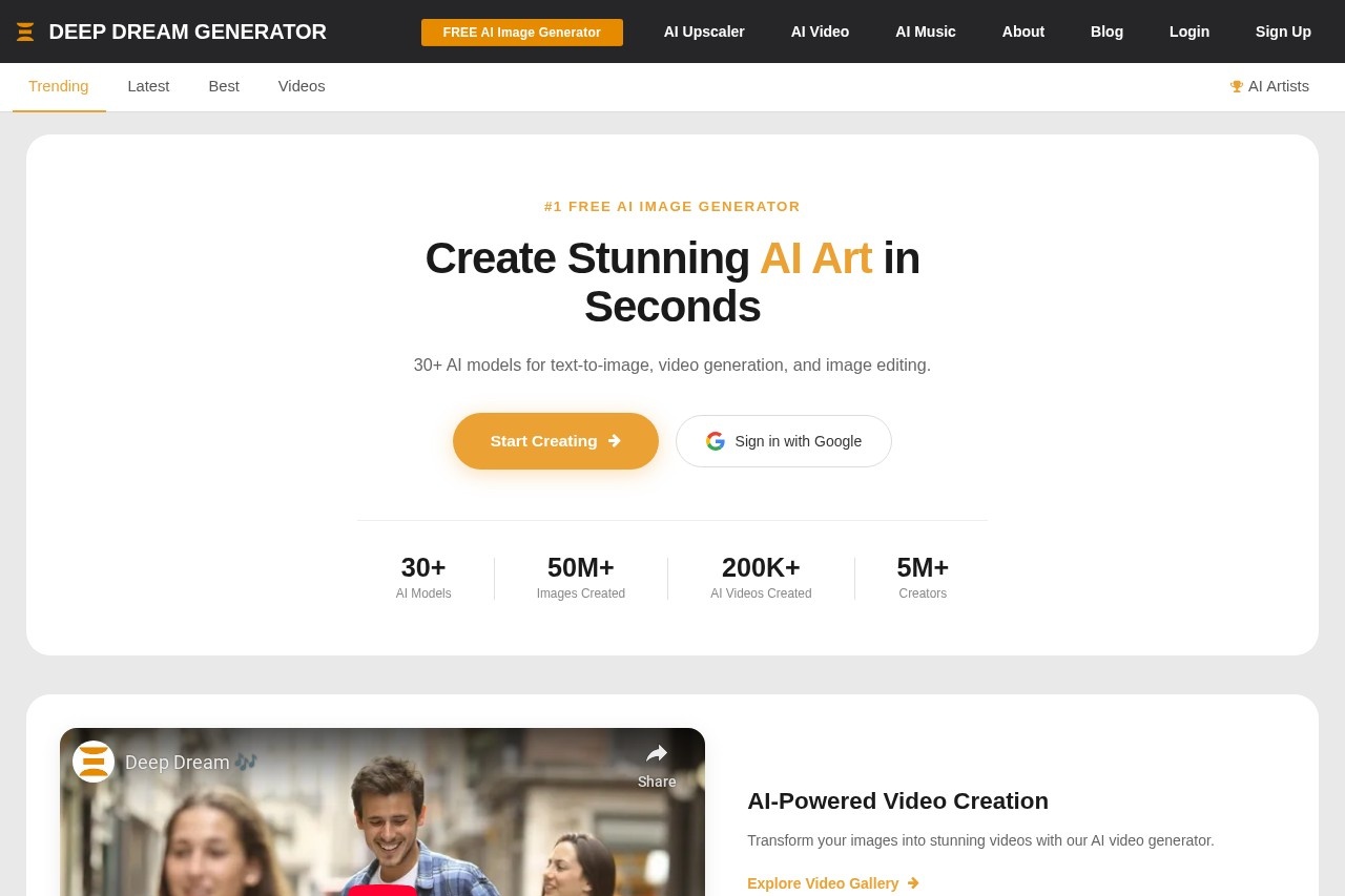 Deep Dream Generator