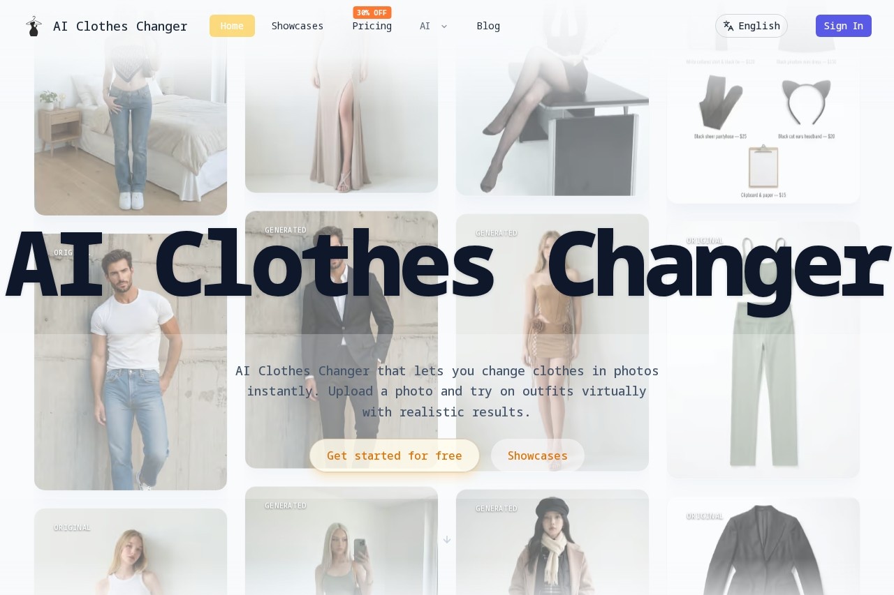 AI Clothes Changer | Virtual Try-On & Outfit Swap Online