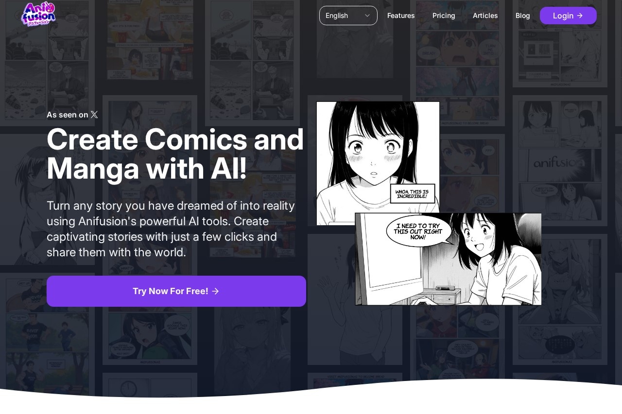Anifusion - AI Manga Generator